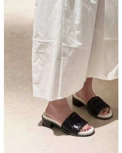 Chanel 25cc Logo Slipper(+2color)