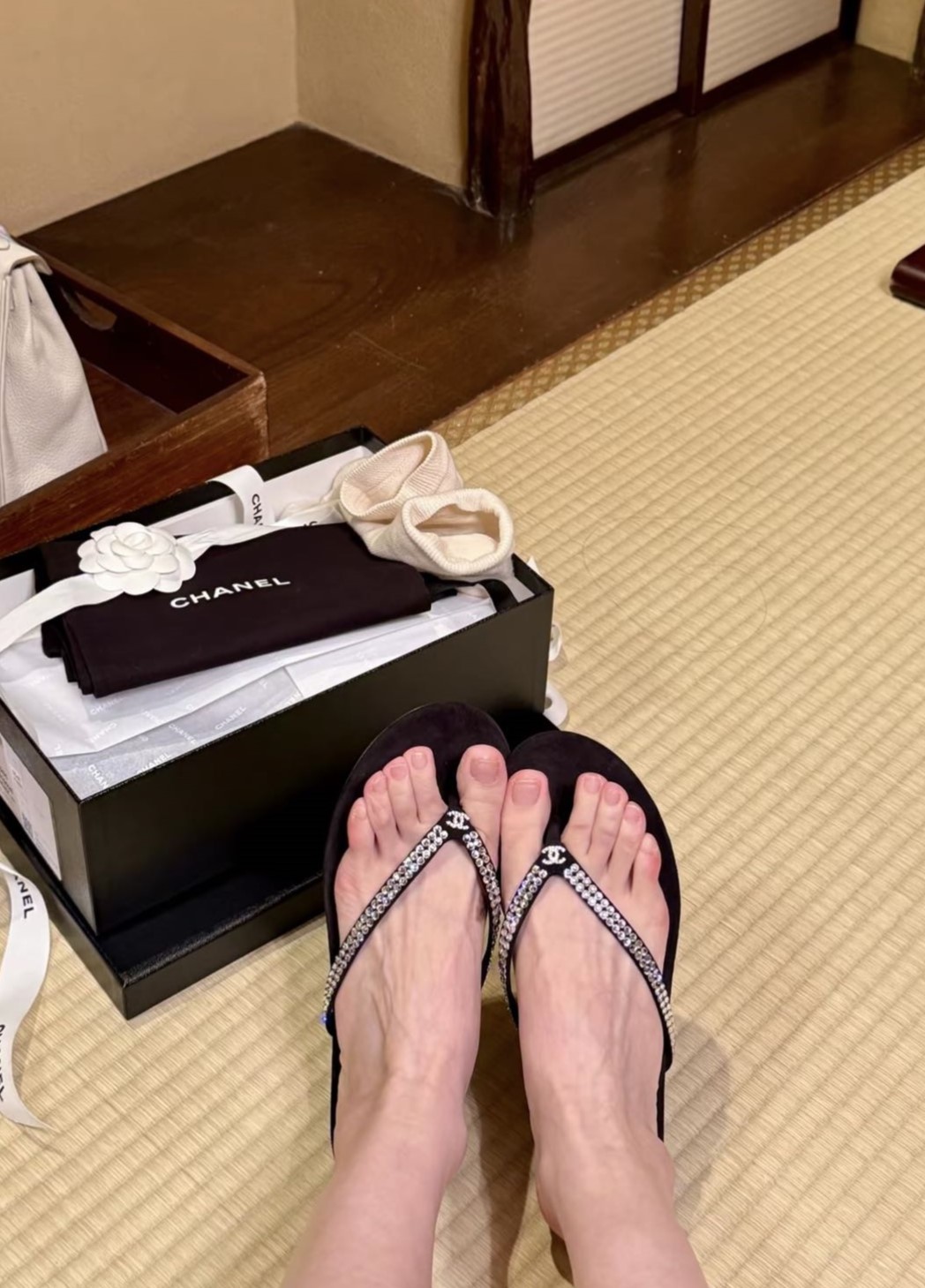 CHANEL Belbat flip-flops