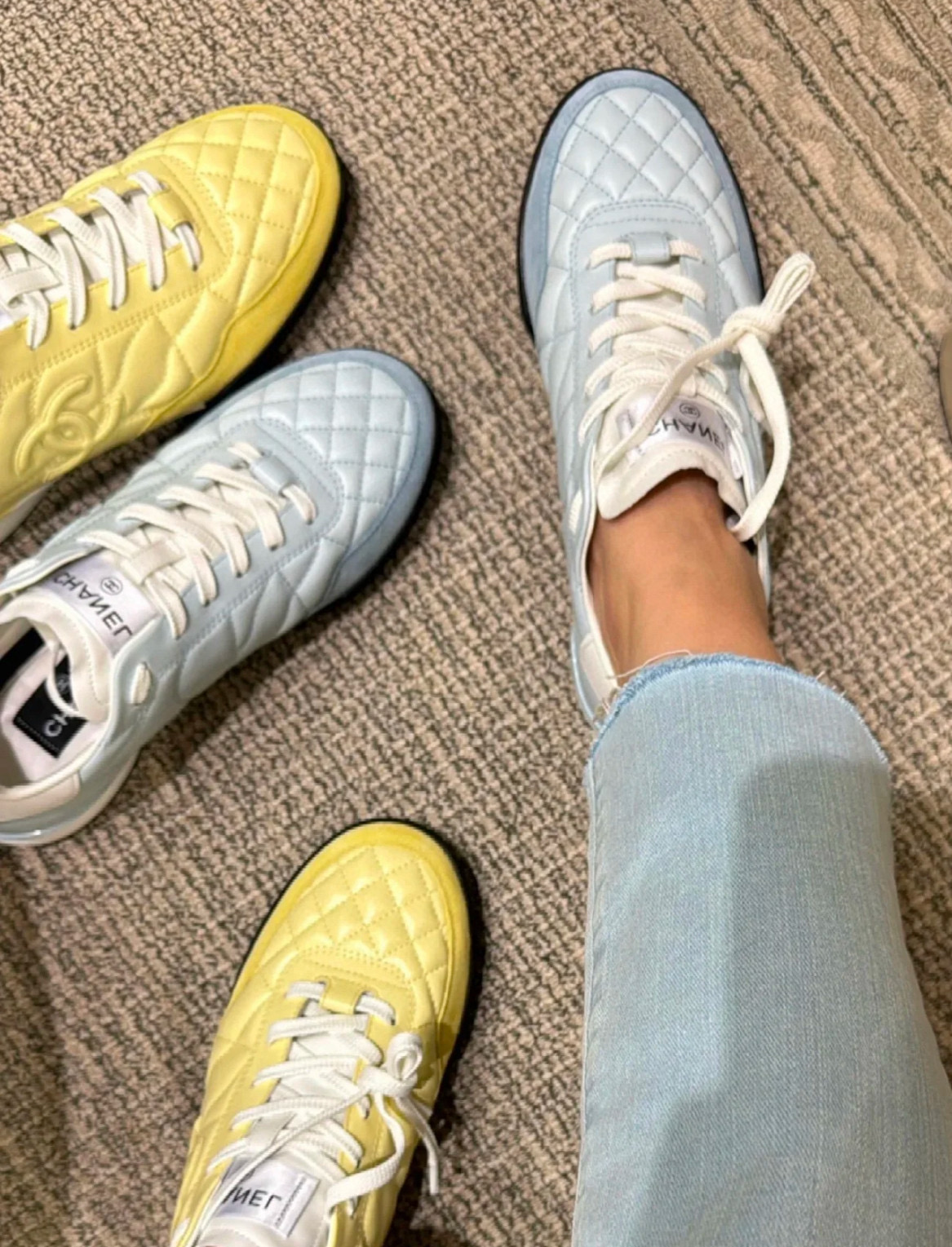 CHANEL Quilting CC Snekers (+2color)
