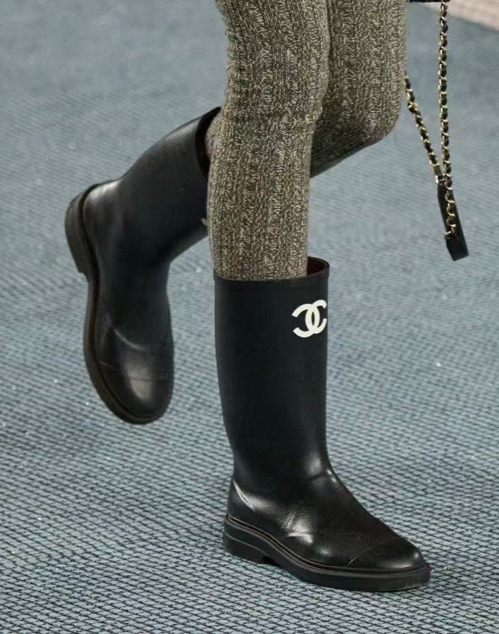 CHANEL LOVER RAIN BOOTS