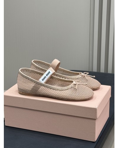 MIUMIU 메쉬 발레리나 슈즈(+2color)