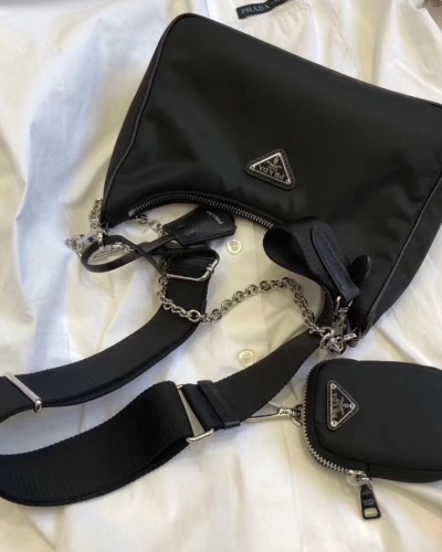 PRADA 2005 Nylon Hobo Bag