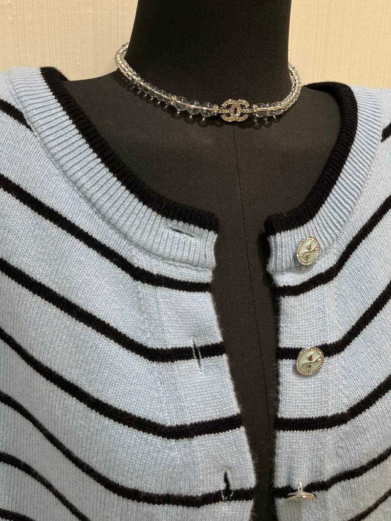 CHANEL 샤넬25ss 투명 초커 목걸이