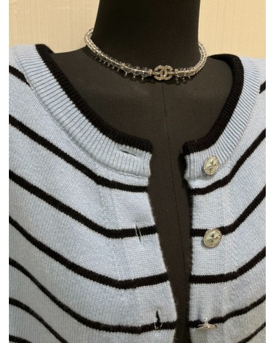 CHANEL 샤넬25ss 투명 초커 목걸이