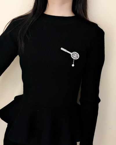 CHANEL 샤넬 테니스 브로치 