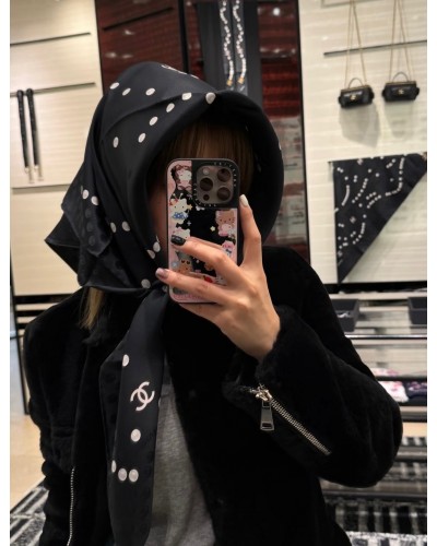 CHANEL샤넬 실크 스카프
