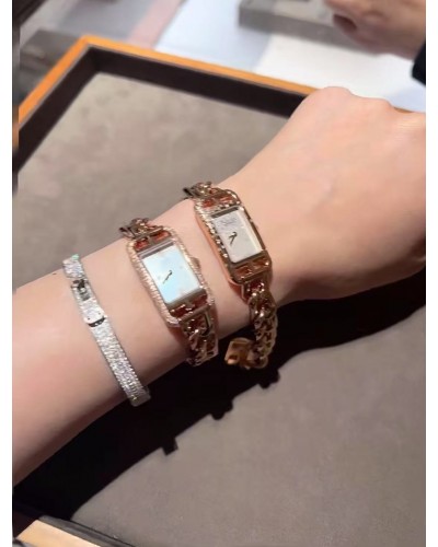 Hermes 스틸 다이아 워치