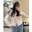 CHANEL 샤넬 브이넥 트위드자켓