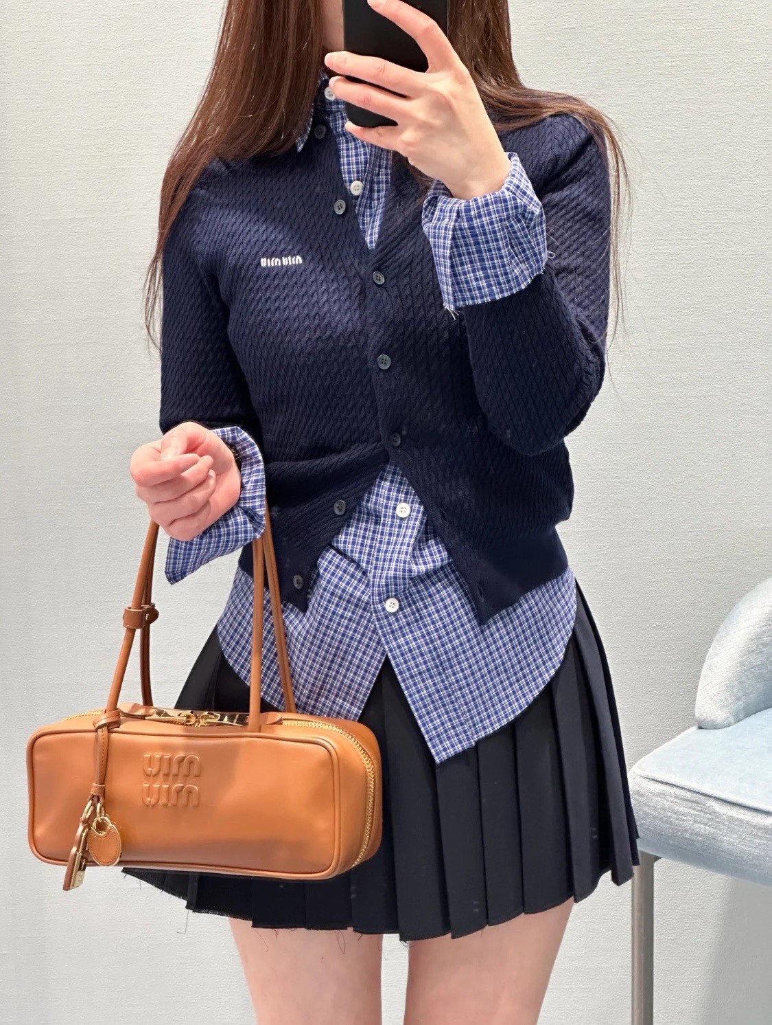  Miumiu 미우미우 캐시미어 꽈배기 가디건