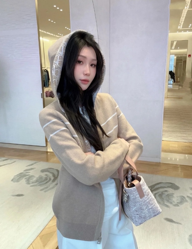 Dior 디올오블리크 캐시미어 후드집업