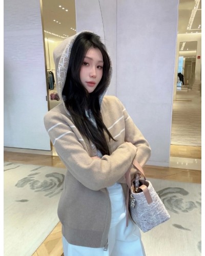 Dior 디올오블리크 캐시미어 후드집업