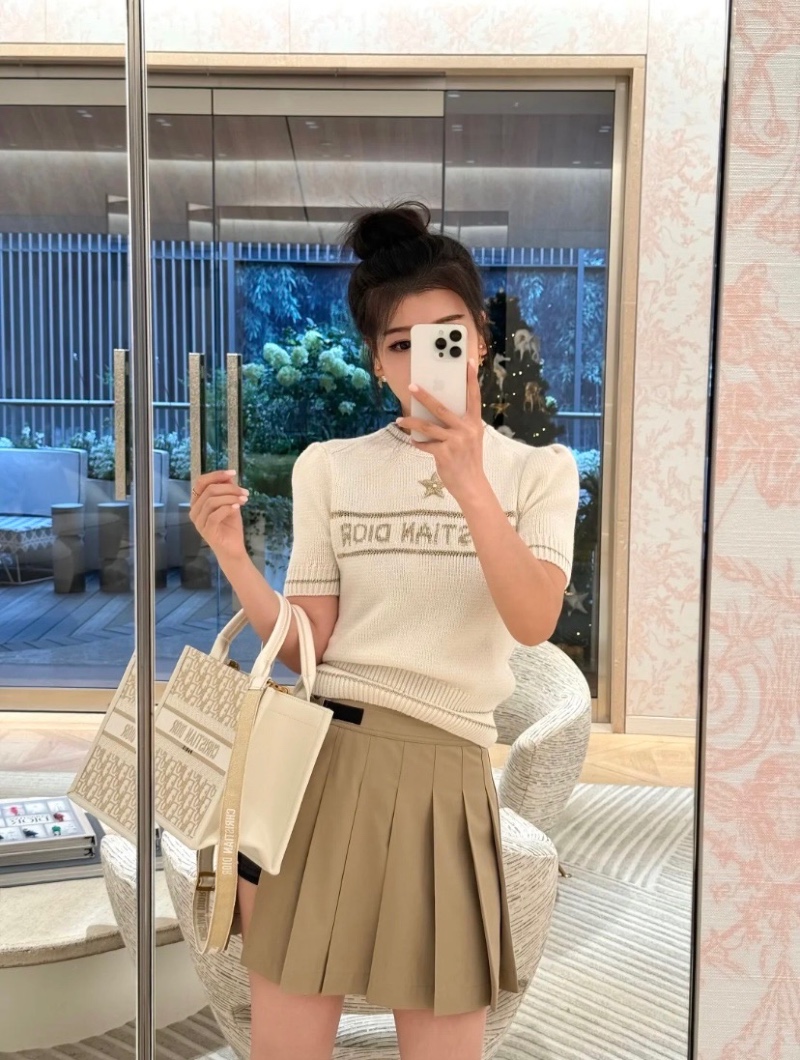 Dior 디올 캐시미어 반팔니트 3color