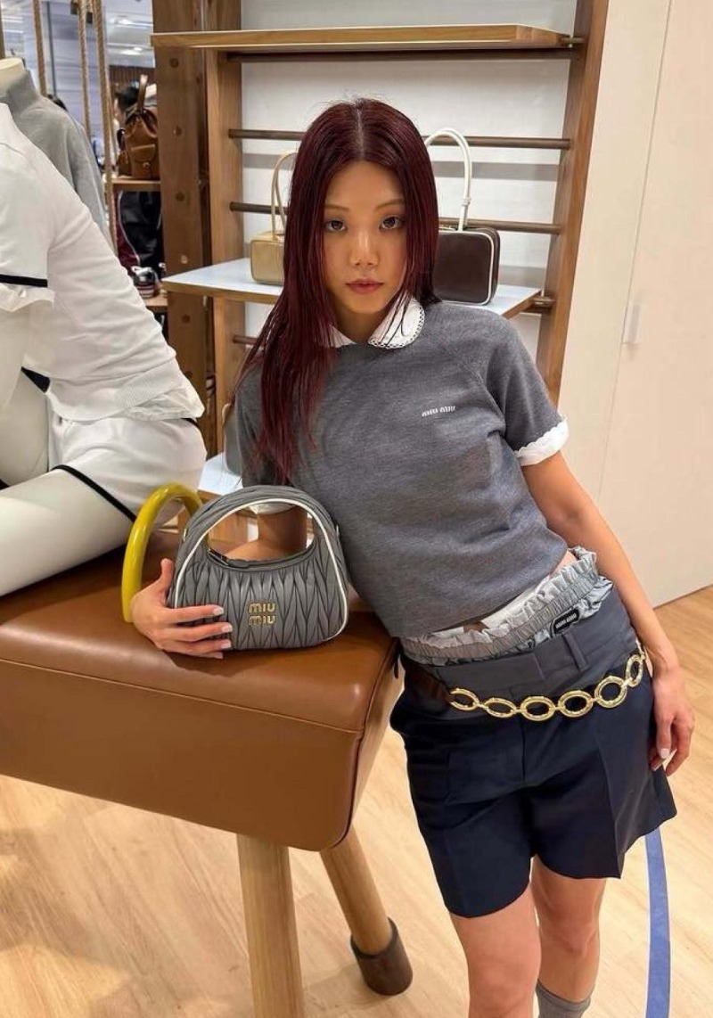 Miumiu 미우미우 울 반팔니트
