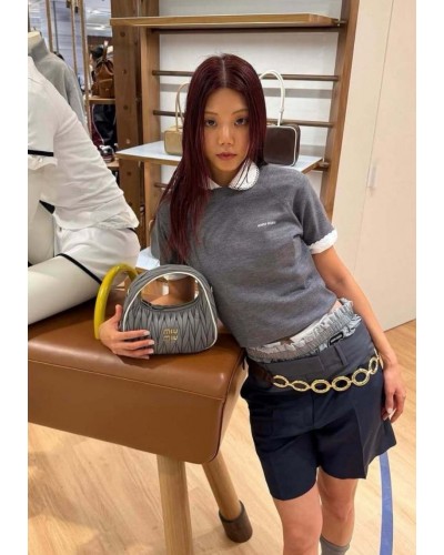 Miumiu 미우미우 울 반팔니트