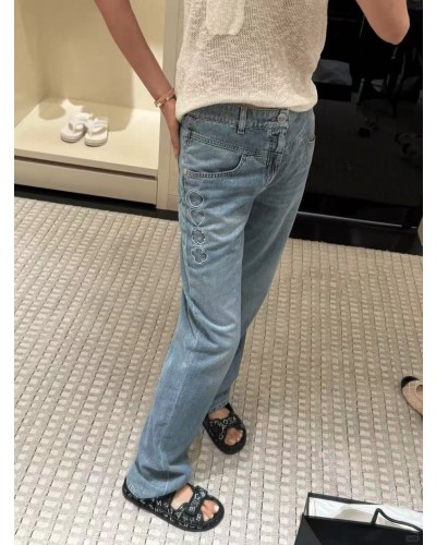 CHANEL 샤넬 제니 데님 팬츠