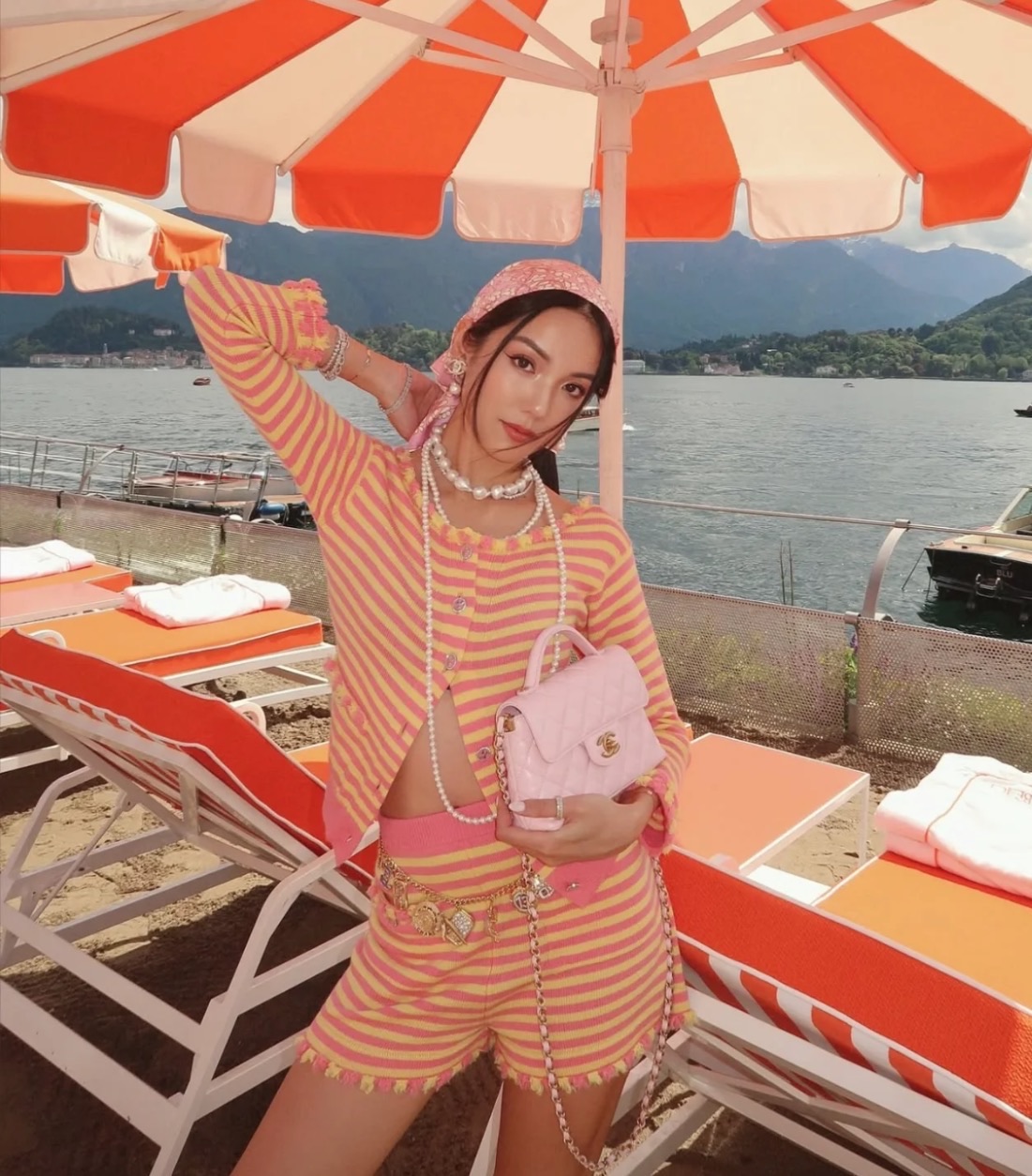 CHANEL 샤넬 캐시미어 가디건