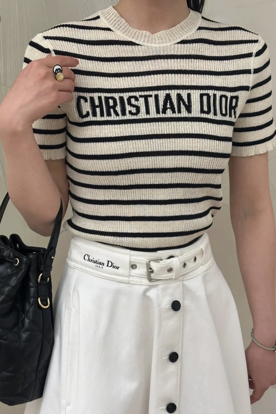 Dior 디올 스트라이프 니트 