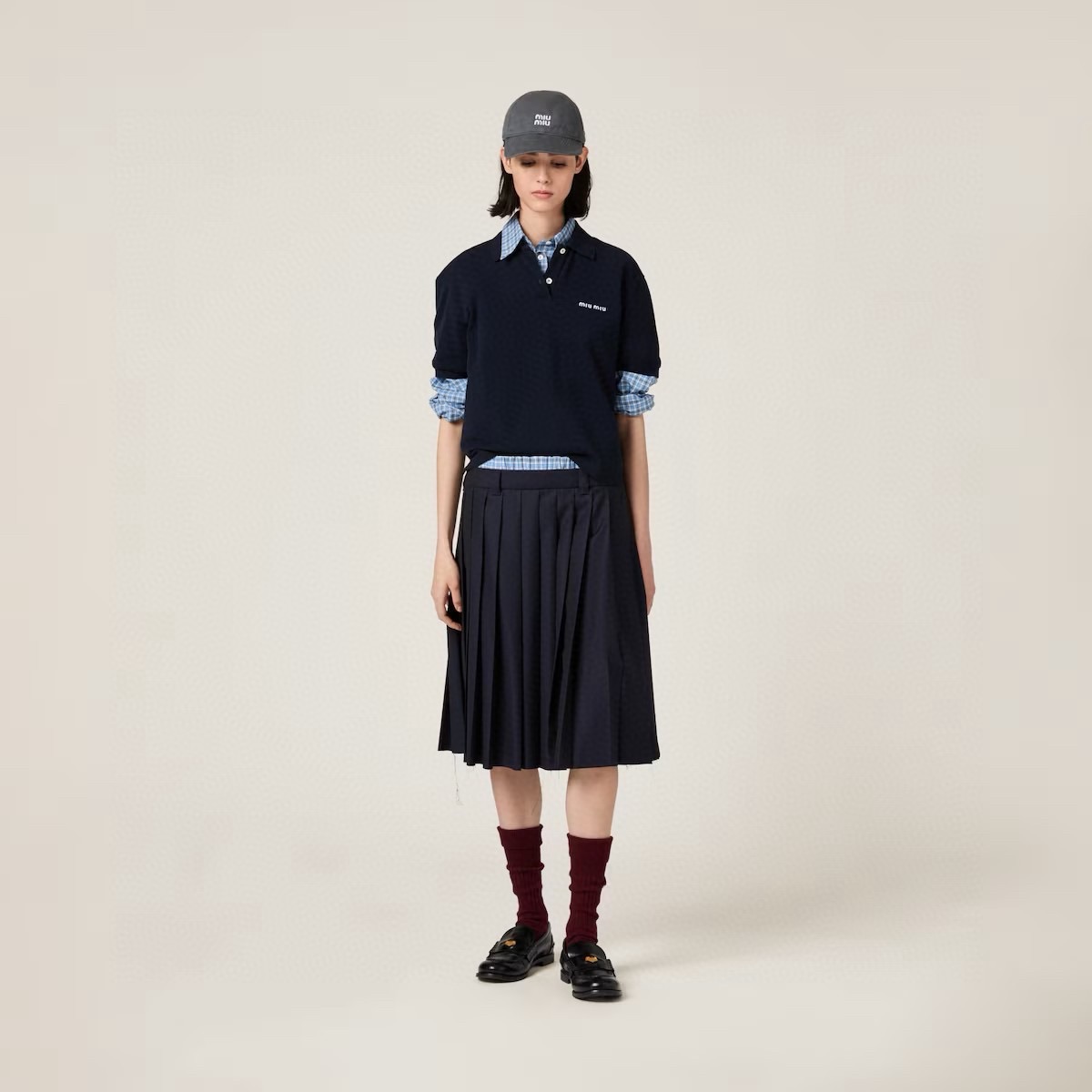 Miumiu 미우미우 플리츠 스커트 