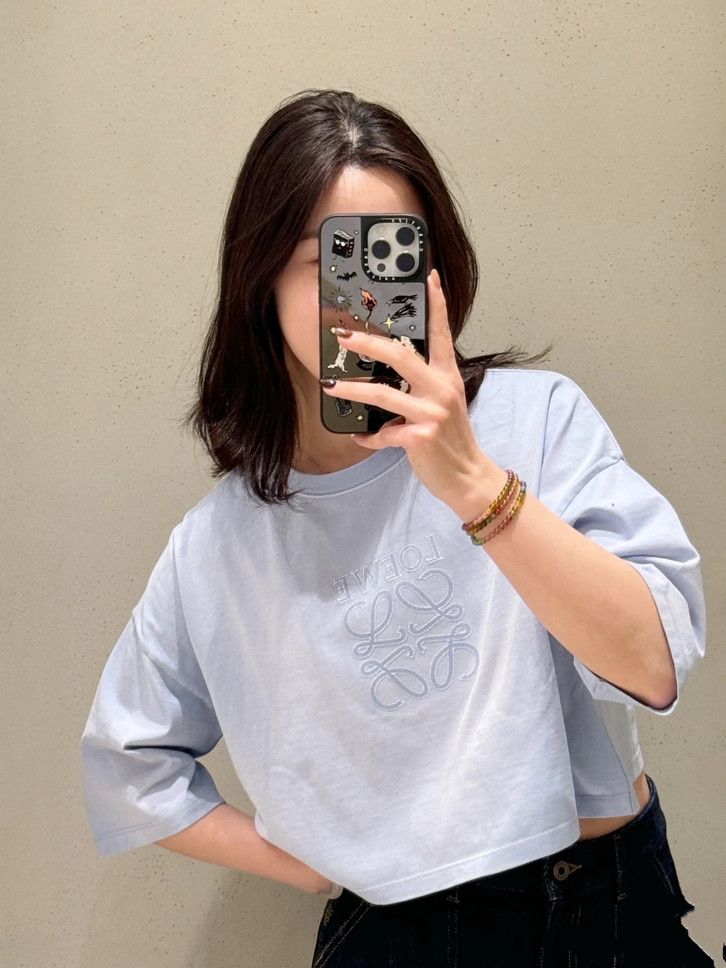 Loewe 로에베 로고 반팔 티셔츠 