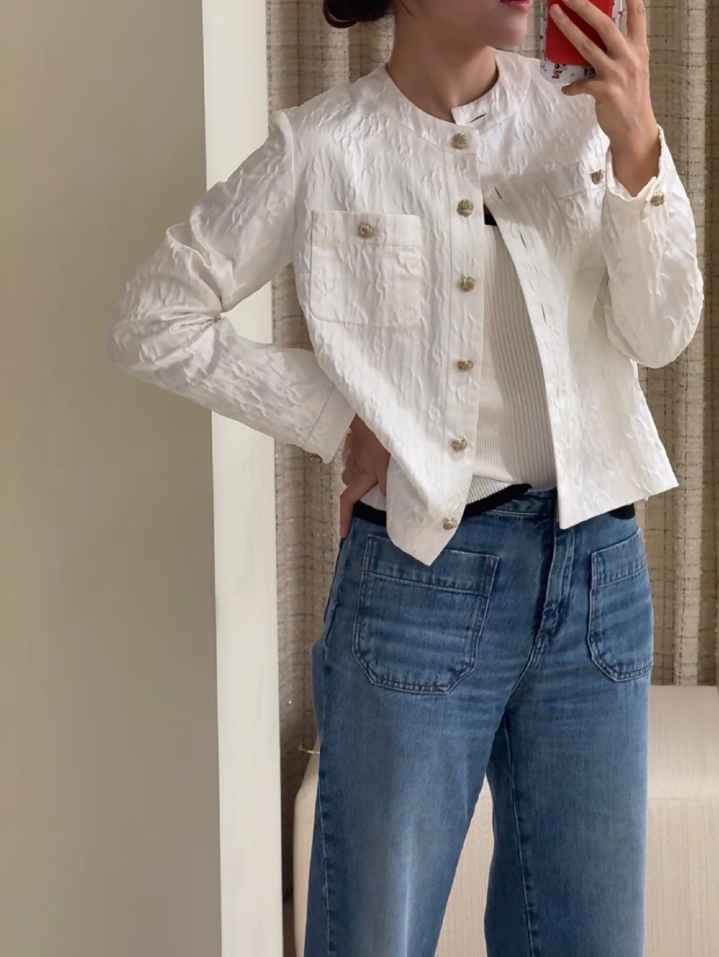 CHANEL CC Slik 샤넬 실크 자켓 