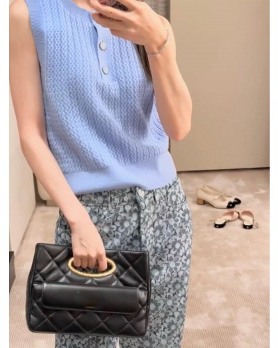 CHANEL 샤넬 반팔 트위드자켓