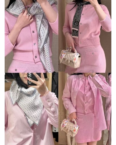 CHANEL 샤넬 캐시미어 스커트 