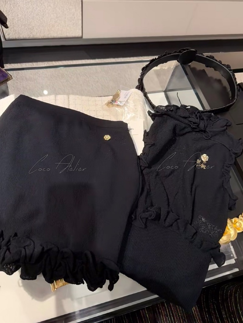 CHANEL 샤넬 나시 니트 