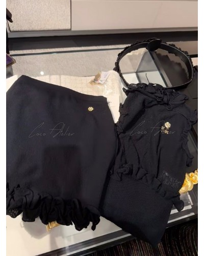 CHANEL 샤넬 나시 니트 