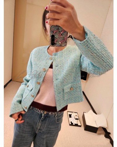 CHANEL 샤넬 트위드 자켓 