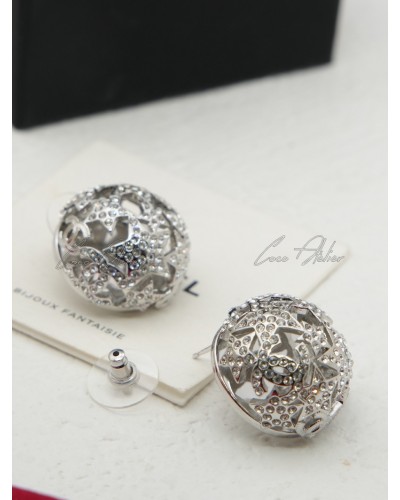 CHANEL 샤넬 CC 볼 귀걸이