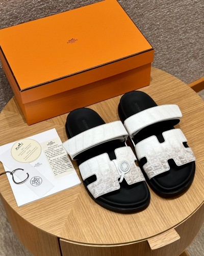 HERMES 에르메스 CHYPRE SANDAL-Rare skin(+Hand made)