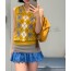 Miumiu 미우미우 아가일 니트 베스트