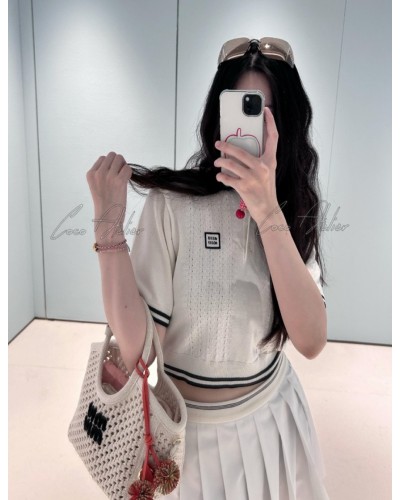 Miumiu 미우미우 PK 반팔 니트
