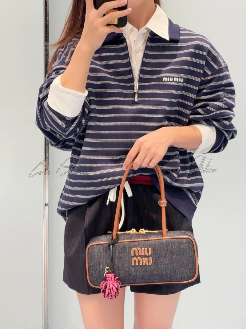 Miumiu 미우미우 반집업 맨투맨 티셔츠