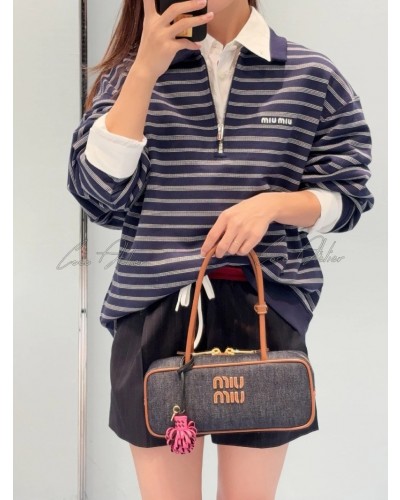 Miumiu 미우미우 반집업 맨투맨 티셔츠