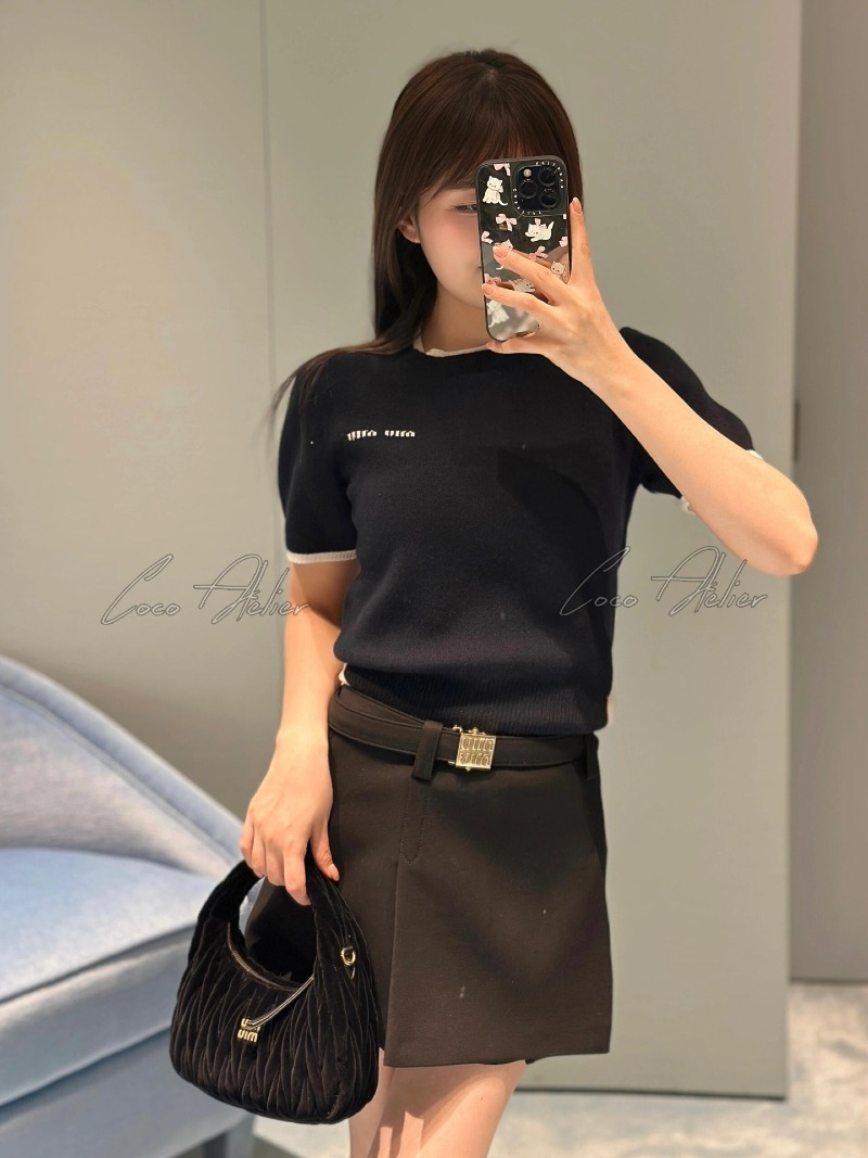 Miumiu 미우미우 반팔 니트