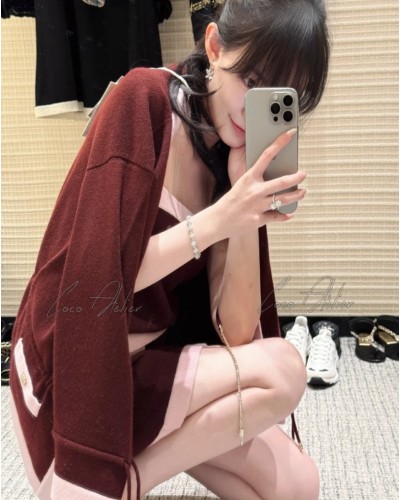 CHANEL 샤넬 캐시미어 가디건