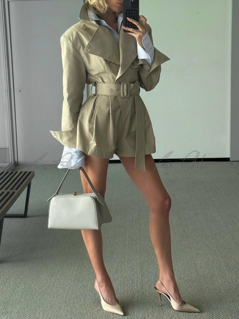 ELSA 트렌치 점프 수트