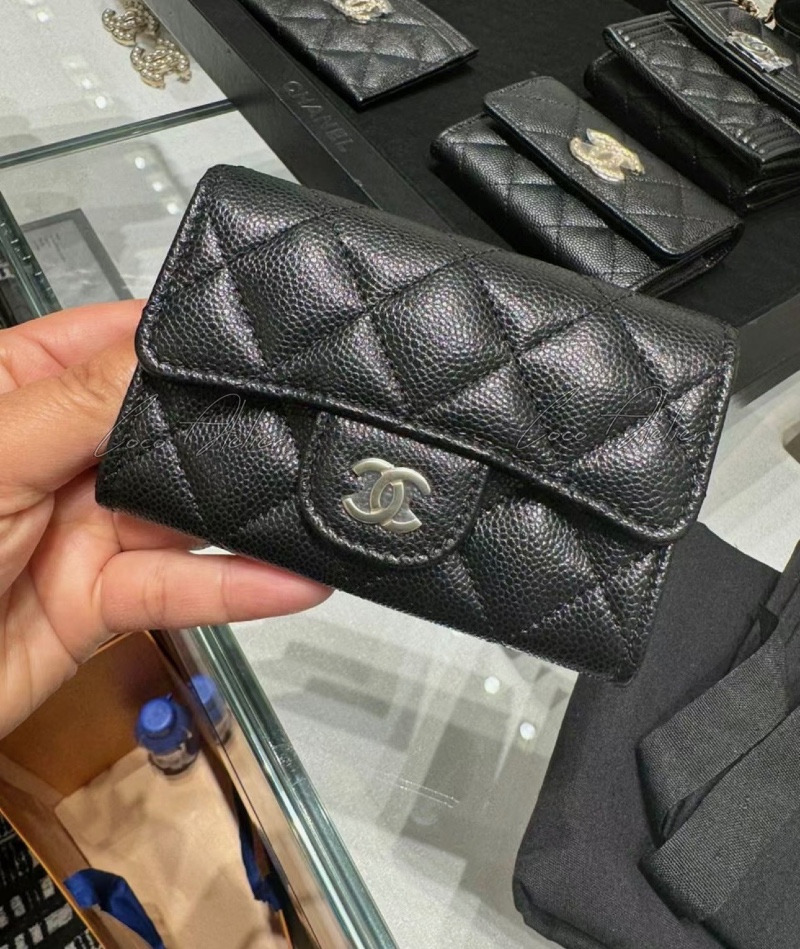 CHANEL 샤넬 캐비어 카드 지갑