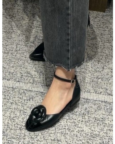 CHANEL 샤넬 까멜리아 스트랩 샌들
