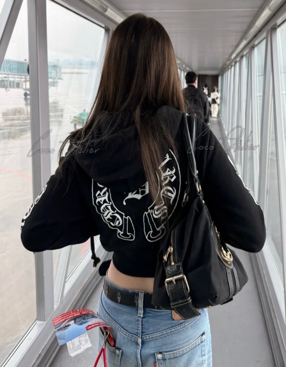 Chrome Hearts 크롬하츠 크롭 후드 집업