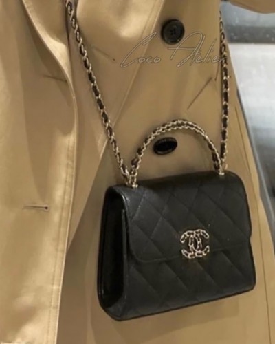 CHANEL 샤넬 탑 핸들 미니백