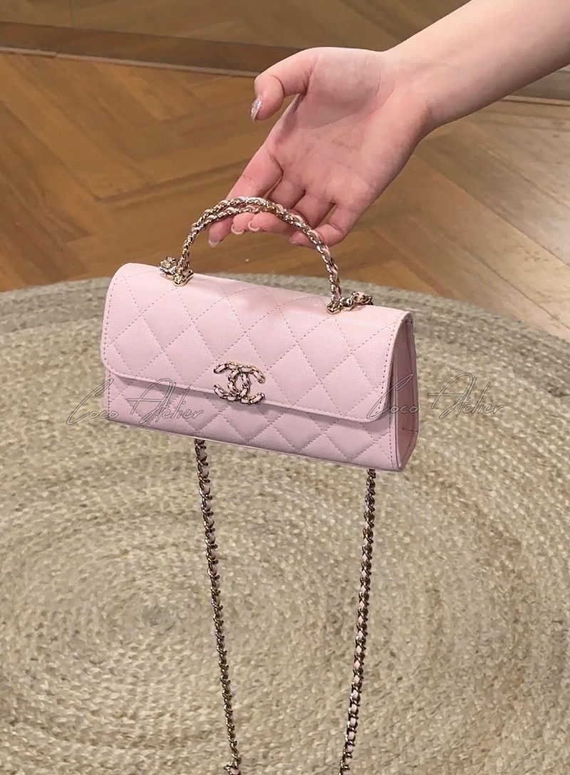 CHANEL 샤넬 탑 핸들백