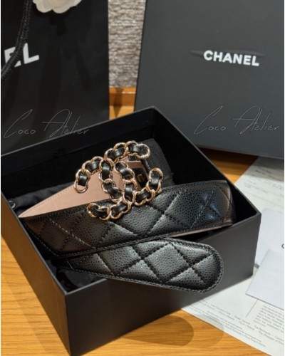 CHANEL 샤넬 cc 벨트