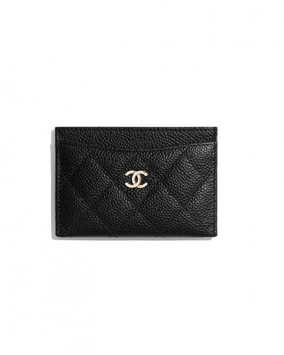 CHANEL 샤넬 카드지갑 캐비어