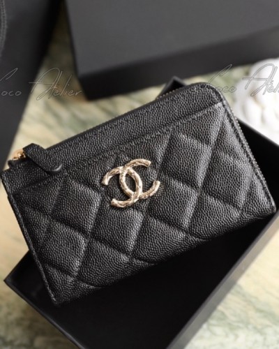 CHANEL 샤넬 지퍼 지갑