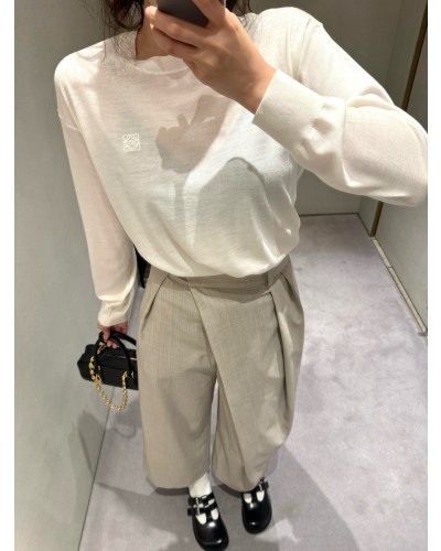 Loewe 로에베 아나그램 자수 긴소매 니트