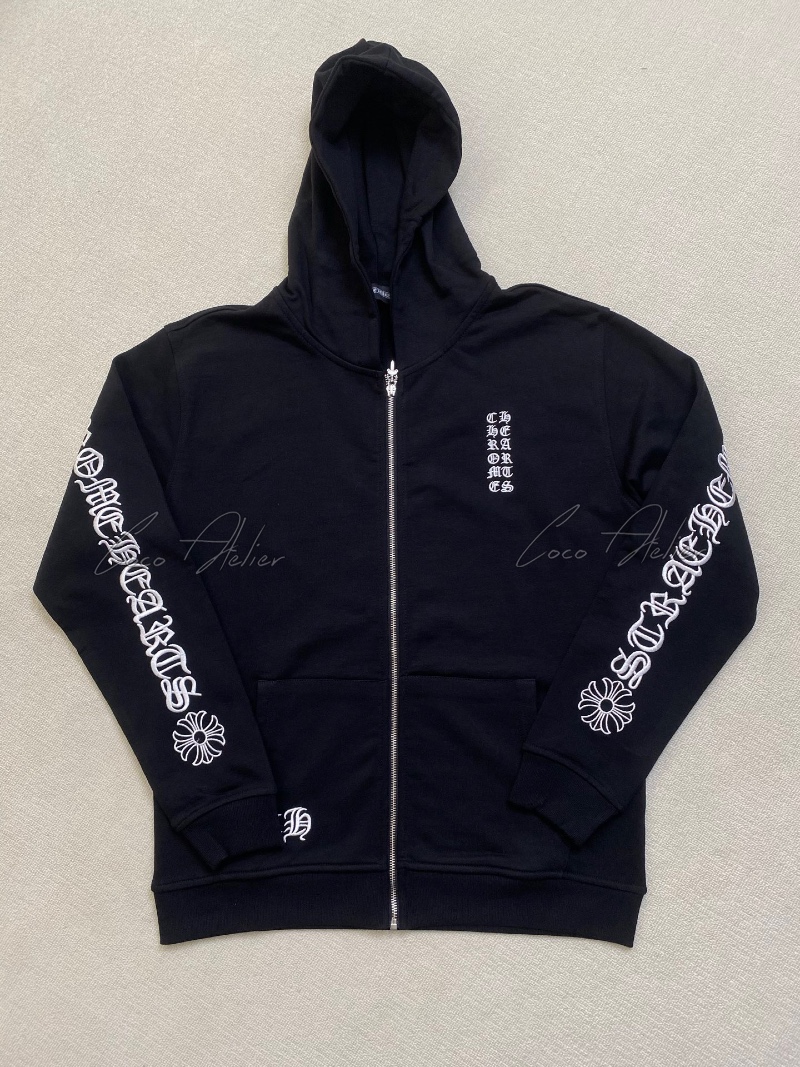 Chrome Hearts 크롬하츠 팔 자수 레터링 후드 집업