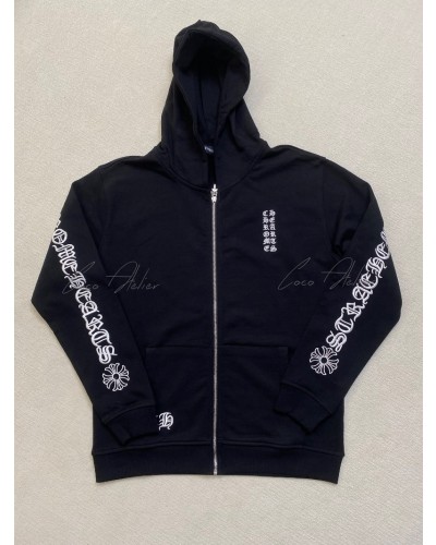 Chrome Hearts 크롬하츠 팔 자수 레터링 후드 집업