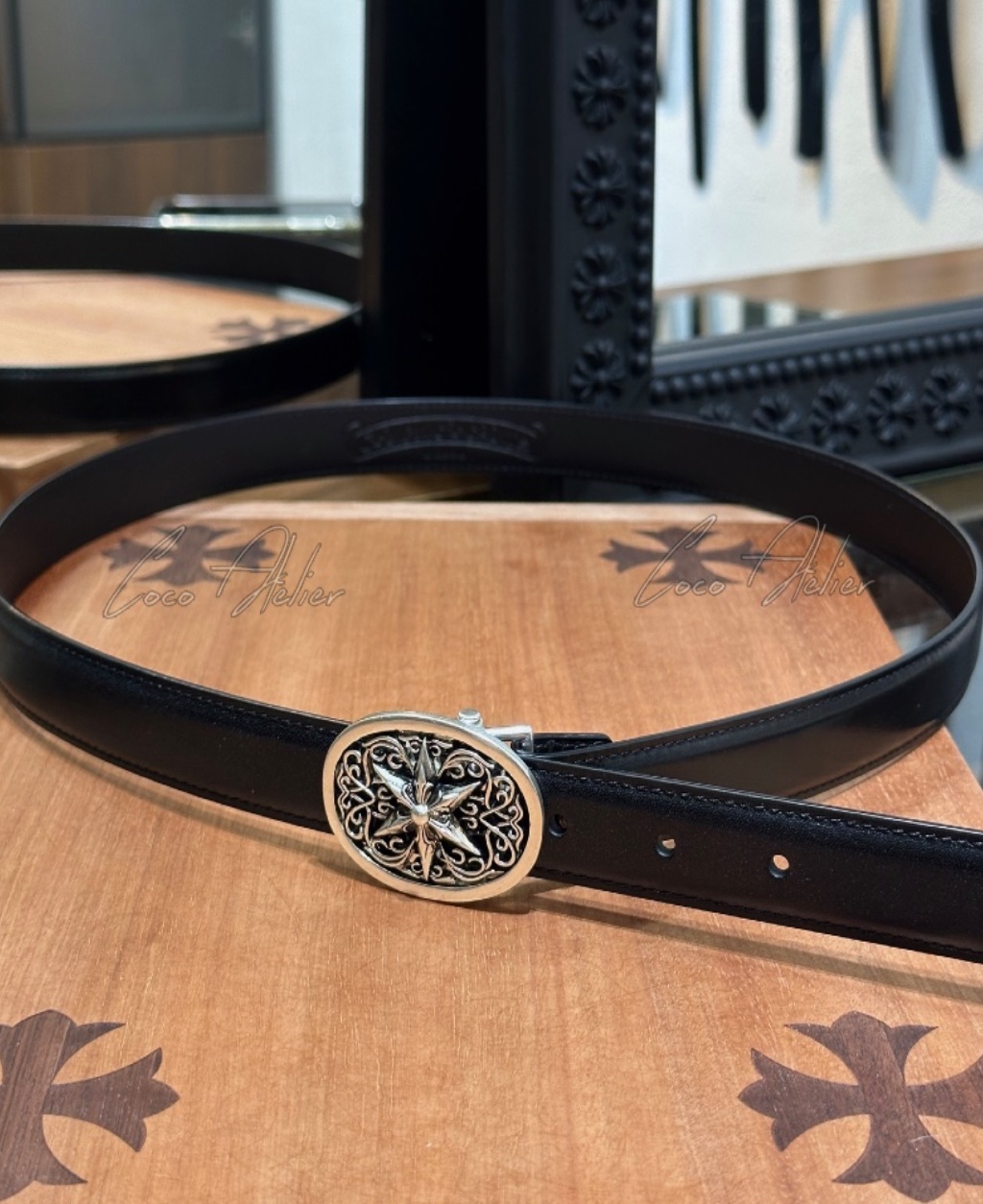 Chrome Hearts 크롬하츠 원형 버클 벨트
